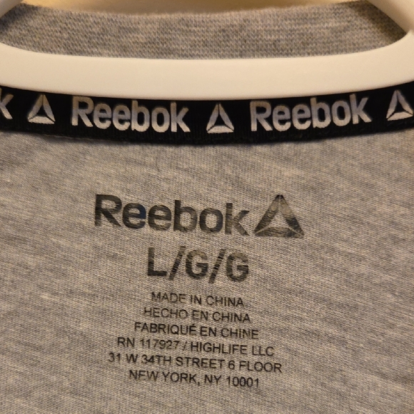 Reebok Men's Muscle Gray Tank Top Size L - Picture 2 of 5
